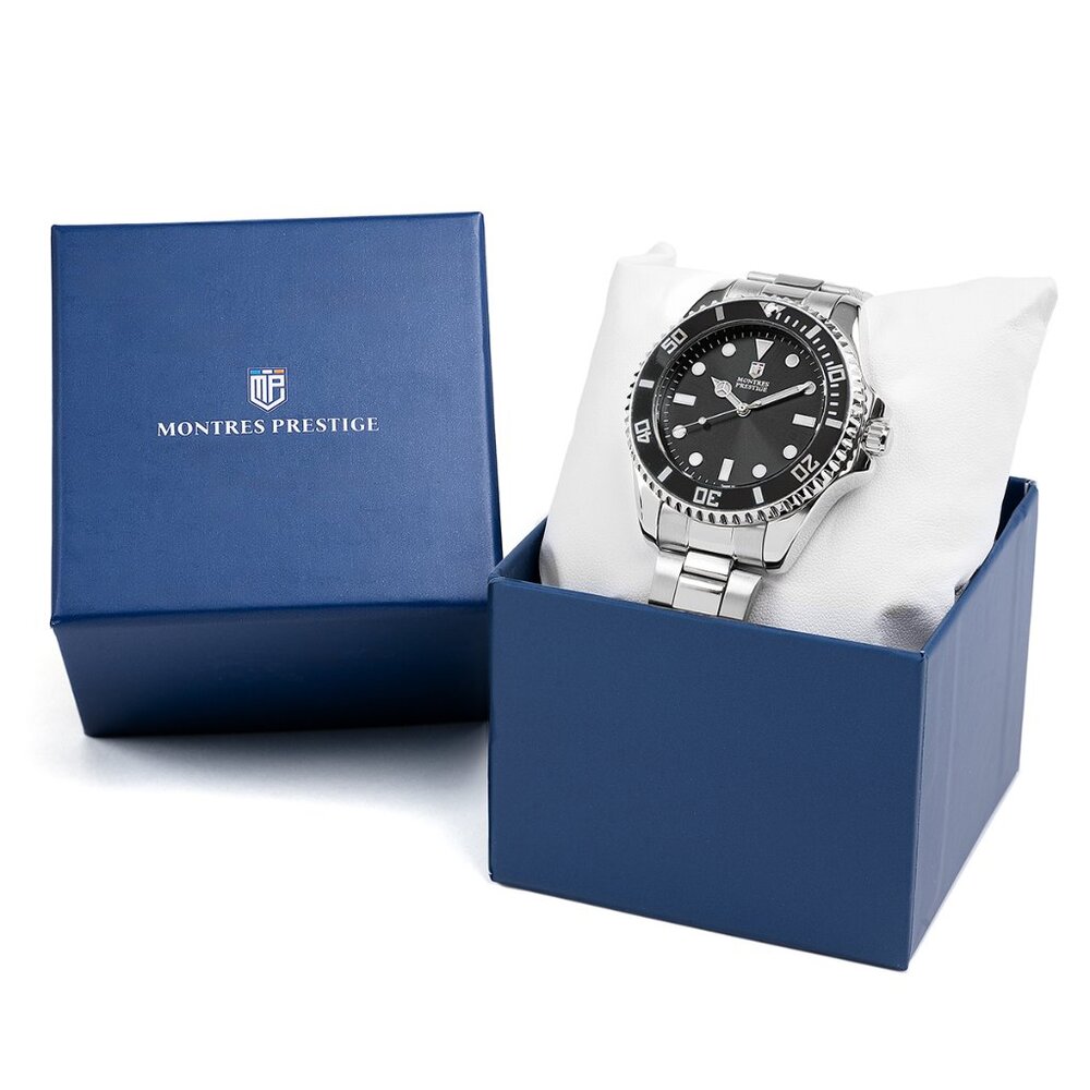 NWT Montres Prestige X Invicta Men's Watch - 42mm, Steel W/Bonus Case!